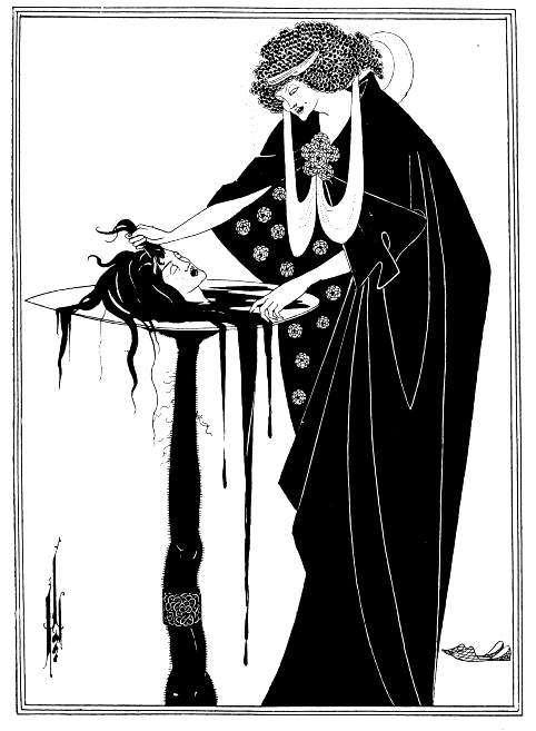 Aubrey Beardsley · 莎乐美插图（1894，伯恩哈特版《莎乐美》插图）