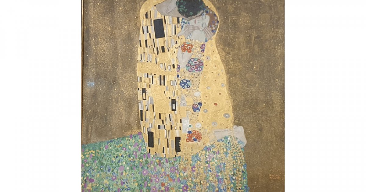 Gustav Klimt · 《吻》The Kiss · 1907-1908