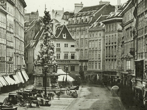 19 世纪维也纳街景（1879 年穆夏进入维也纳舞台设计公司）